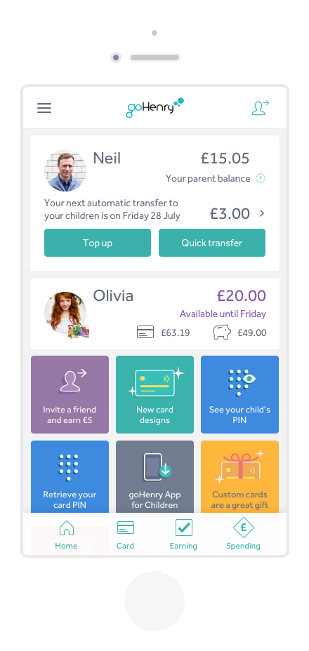 goHenry screenshot