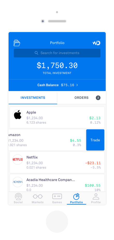 Invstr screenshot