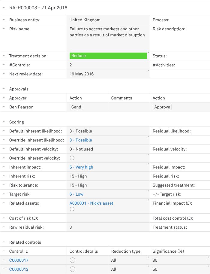 SureCloud screenshot